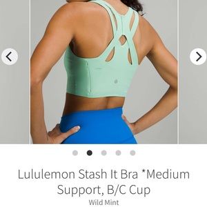lululemon stash it bra